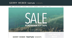 Desktop Screenshot of gerryweber.nl